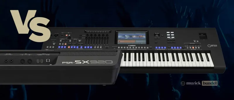 Yamaha PSR-SX920 vs Genos 2 | Uitgebreide Vergelijking | Muziekbundel.nl Diepgaande vergelijking tussen de Yamaha PSR-SX920 en Genos 2, met nadruk op functies, geluidskwaliteit en doelgroep.